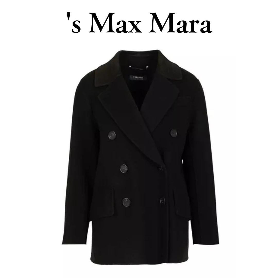 送料関税込】's Max Mara ダブルブレスト ウール ジャケット