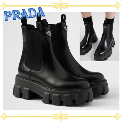 サイドゴア PRADA(プラダ) ブーツ(レディース) - ブランド通販のBUYMA