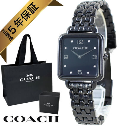 ブラック（黒）系 Coach(コーチ) アナログ腕時計(レディース
