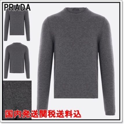 グレー（灰色）系 XL以上 PRADA(プラダ) ニット・セーター(メンズ