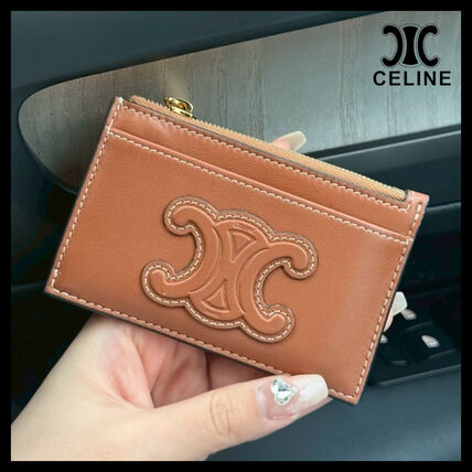 ブラウン（茶色）系 CELINE Triomphe(セリーヌ トリオンフ) カード