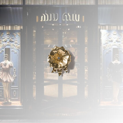 MiuMiu(ミュウミュウ) ブローチ・コサージュ(レディース) - ブランド