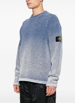 ブルー（青）系 S STONE ISLAND(ストーンアイランド) ニット・セーター
