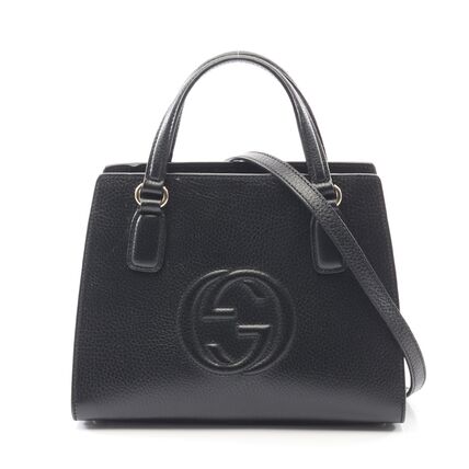 ブラック（黒）系 GUCCI(グッチ) ハンドバッグ(レディース) - ブランド