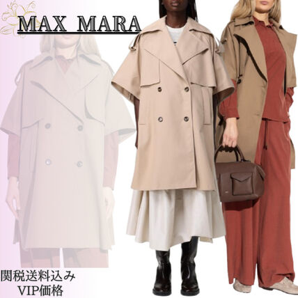 トレンチ Max Mara(マックスマーラ) ポンチョ・ケープ(レディース