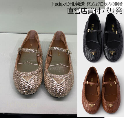 25cm PRADA(プラダ) バレエシューズ(レディース) - ブランド通販のBUYMA