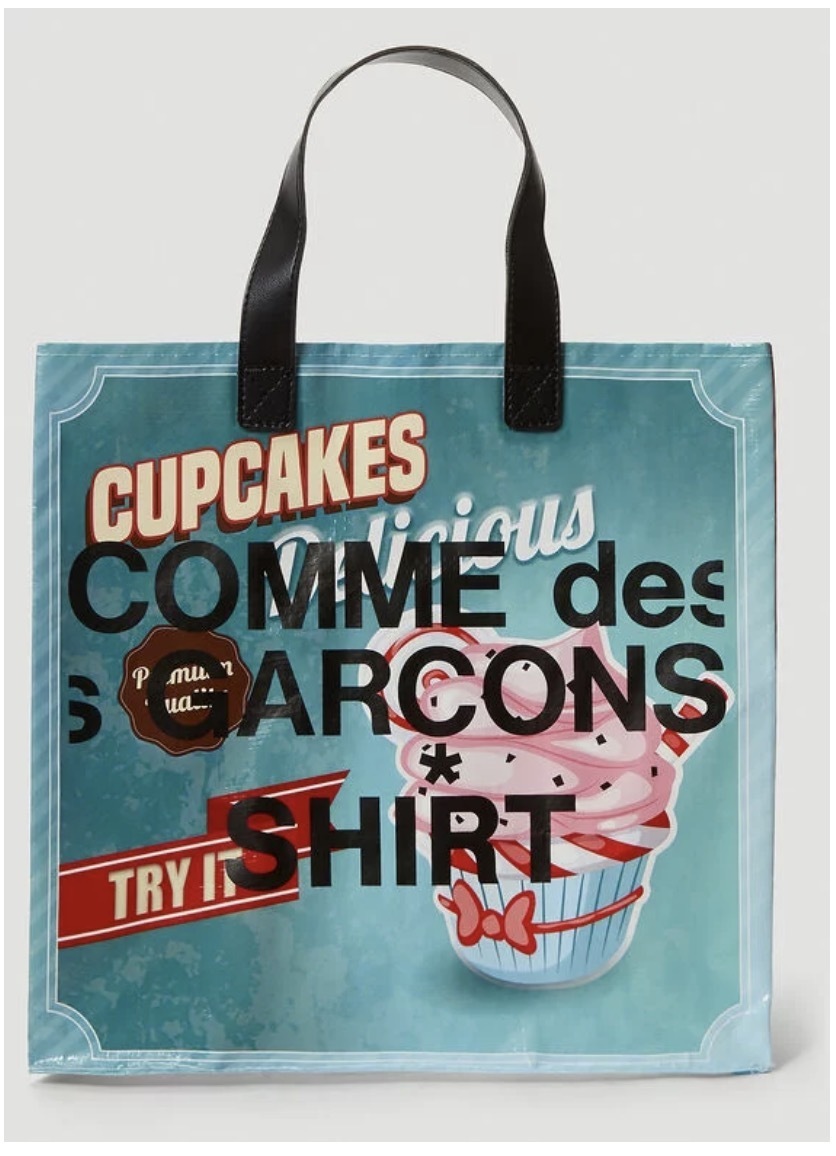 関税込】新作◇COMME DES GARCONS SHIRT◇ロゴ トートバッグ (COMME