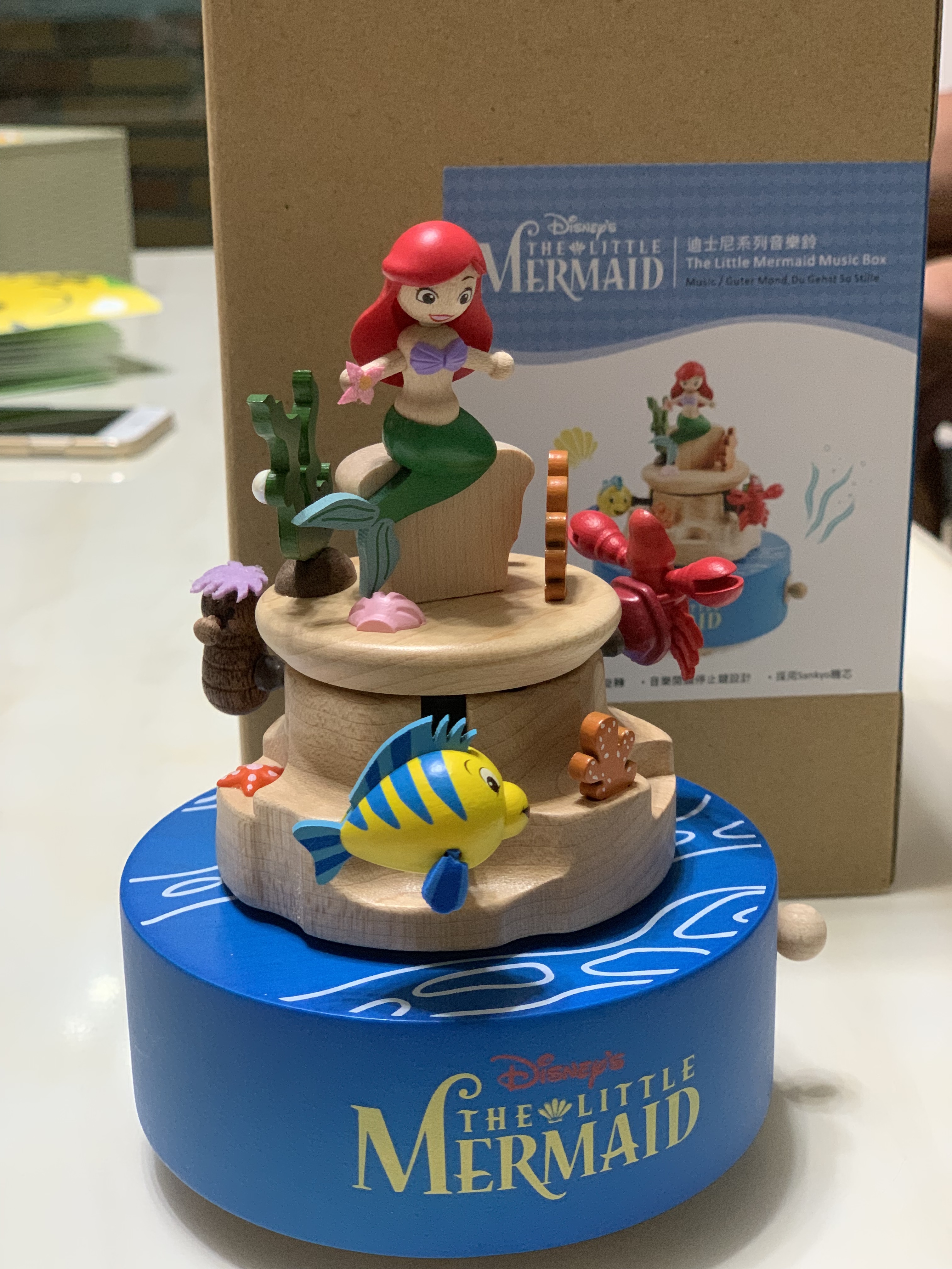 ディズニー リトルマーメイド アリエル 台湾限定 オルゴール (Disney