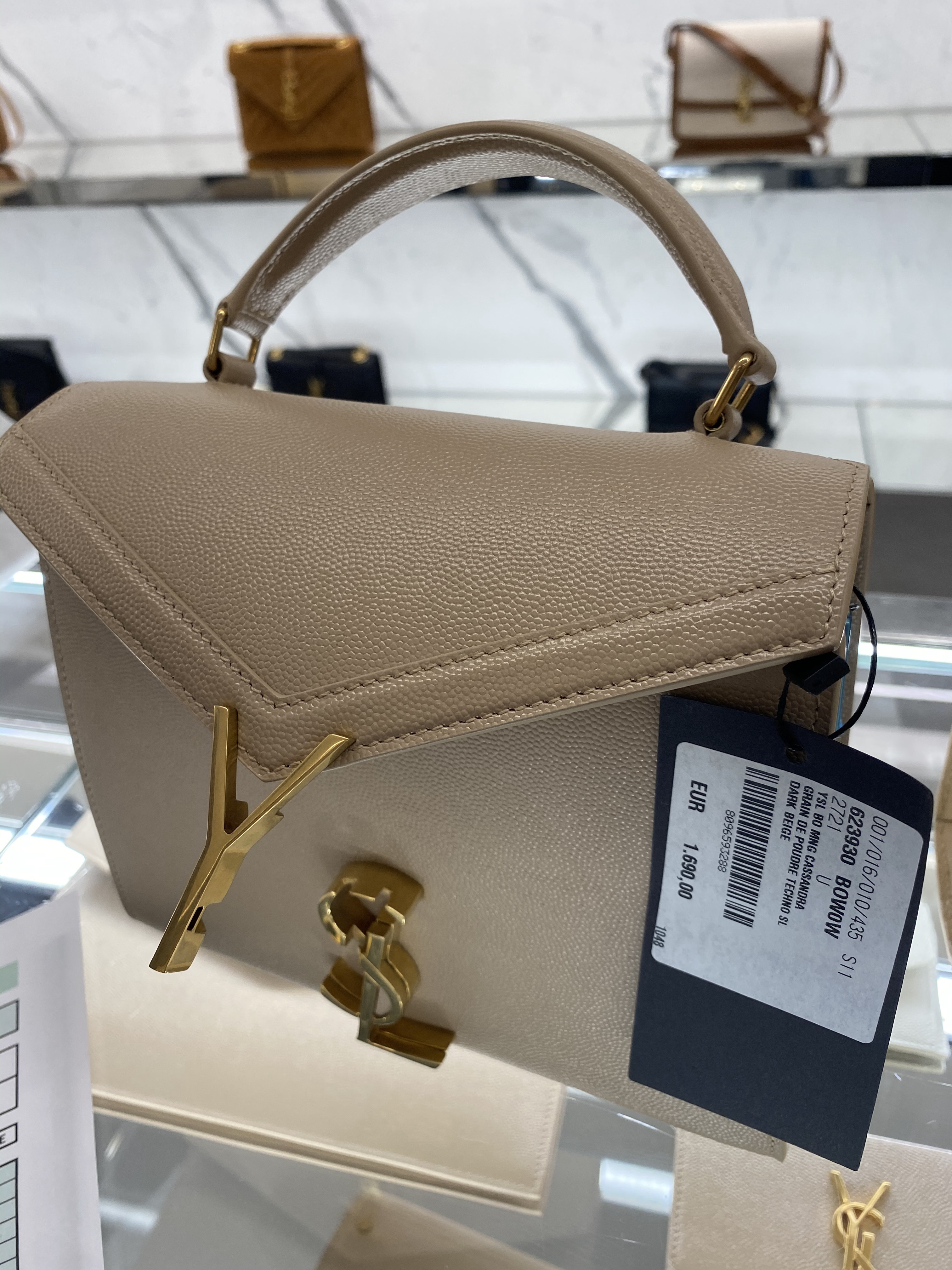 YSL【入手困難】MINI トップハンドルバッグ “カサンドラ” 全色 (Saint