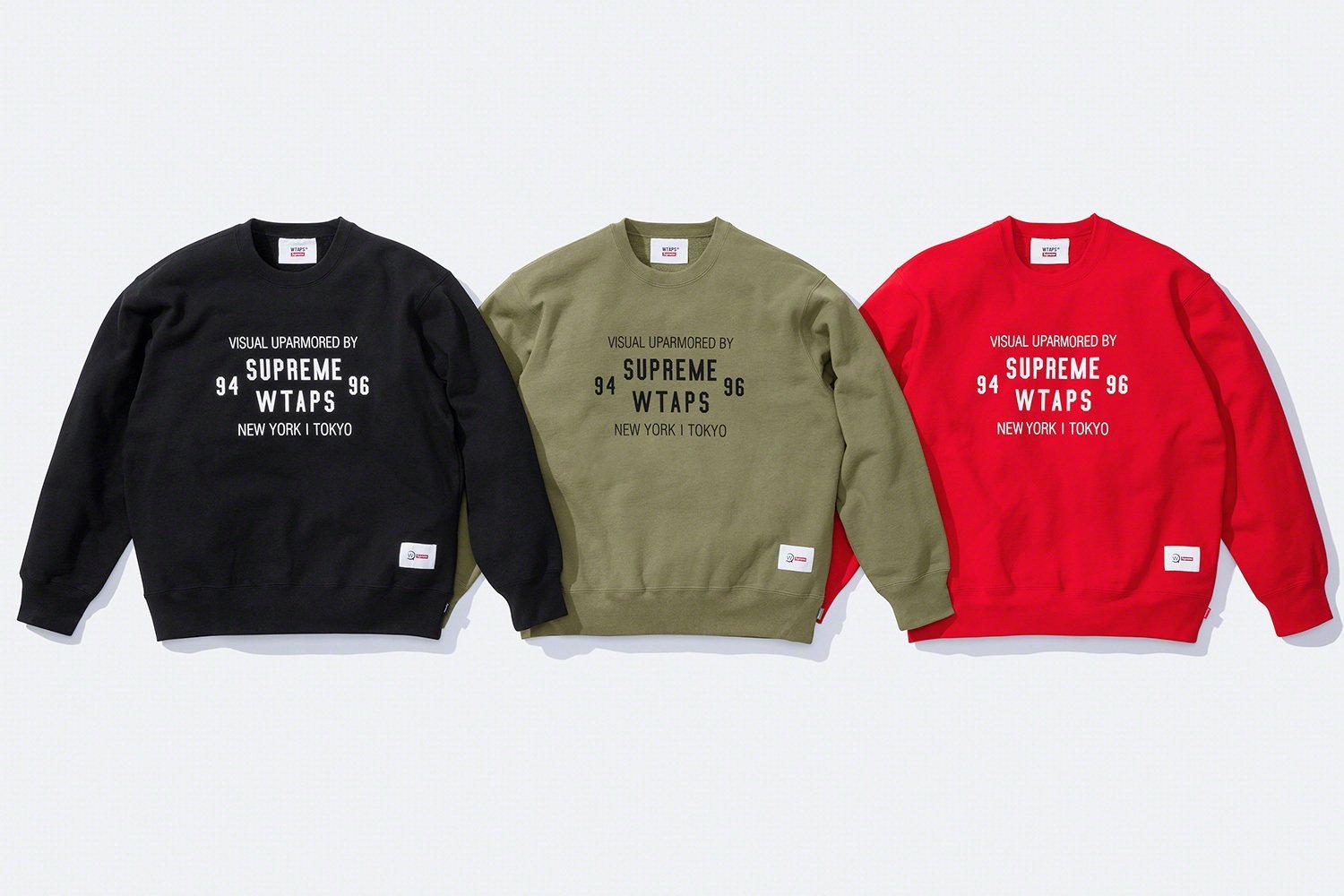 FW21 Supreme WTAPS Crewneck - ダブルタップス クルーネック (Supreme