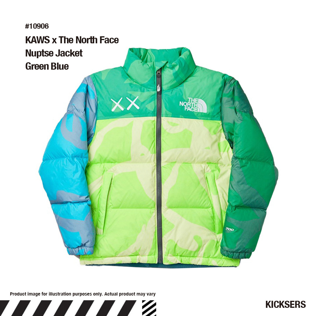 ノース カウズ ヌプシ KAWS The North Face Nuptse Jacket Green (THE