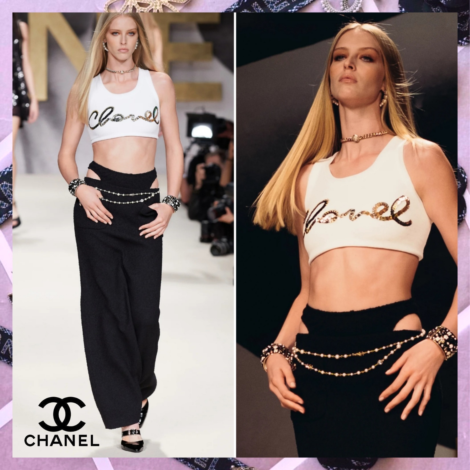 22SS☆すぐ届く！ 【CHANEL シャネル】 タンクトップ 白 関税込