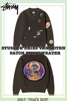 ブラウン（茶色）系 M STUSSY(ステューシー) ニット・セーター(メンズ