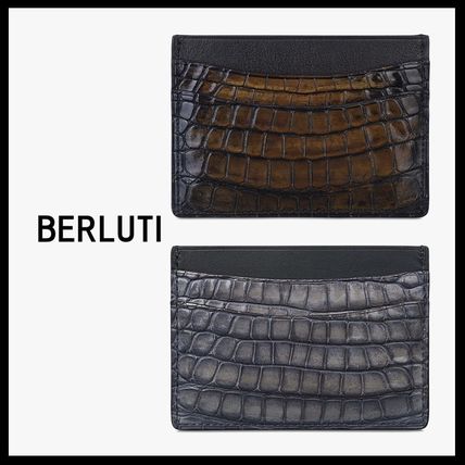 クロコ Berluti(ベルルッティ) カードケース・名刺入れ(メンズ