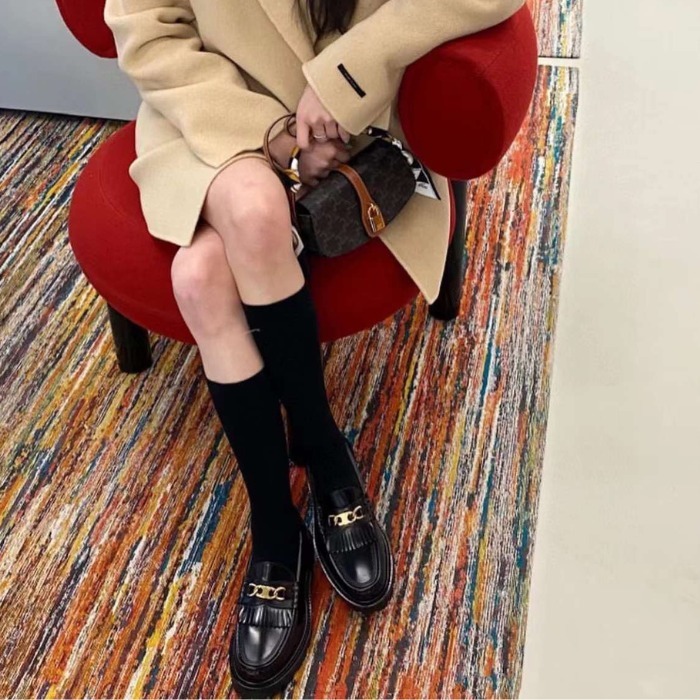 ☆Celine☆トリオンフチェーン付き マーガレット ローファー (CELINE