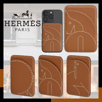 HERMES /スマホMagSafeパスケース/午年/馬 HERMES】スマホカードケース