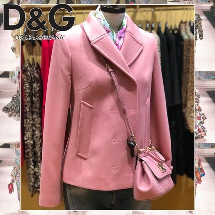 ピンク系 Dolce & Gabbana(ドルチェ&ガッバーナ) コート(レディース