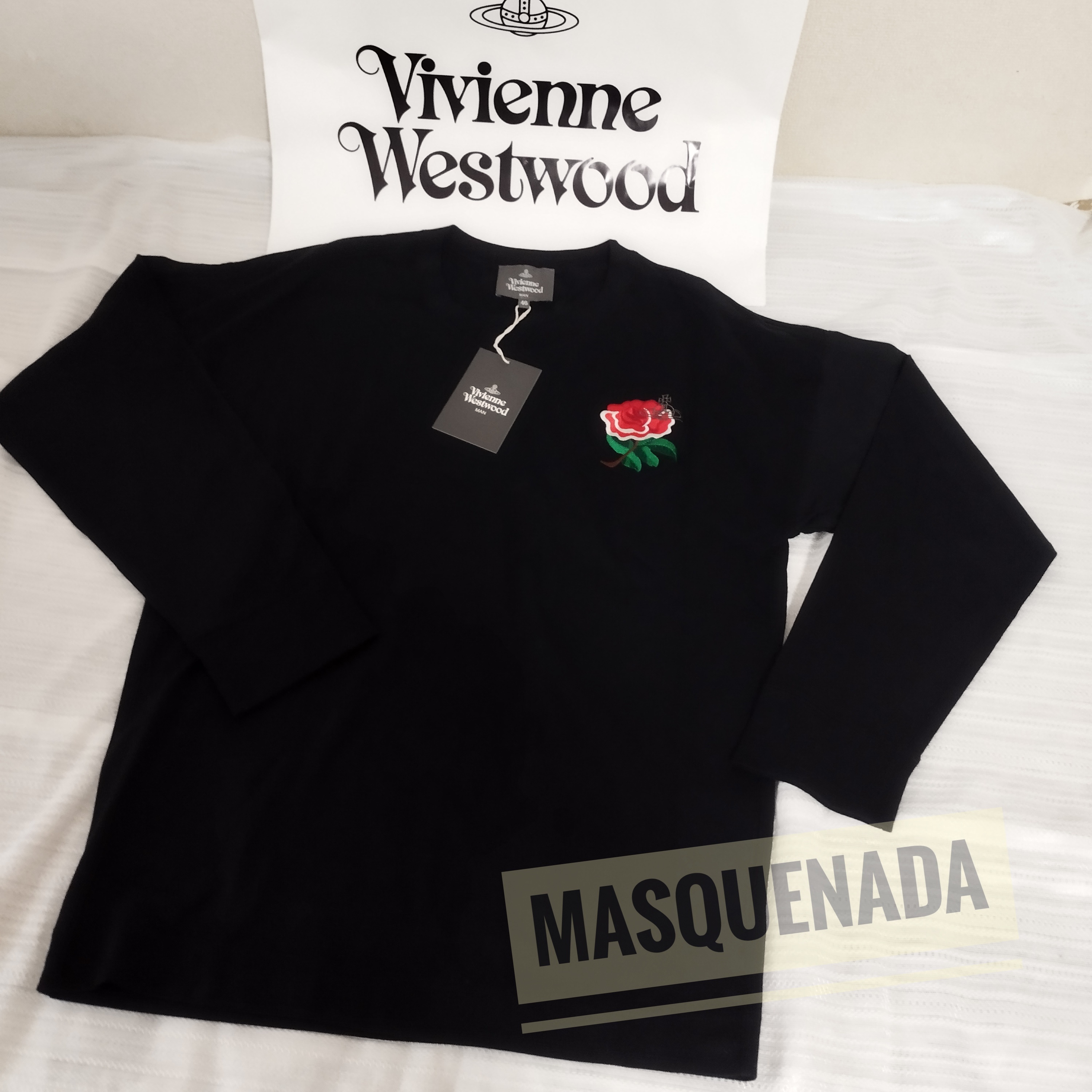 国内即発送☆Vivienne Westwood ばらオーブ ロンT 長袖 (Vivienne