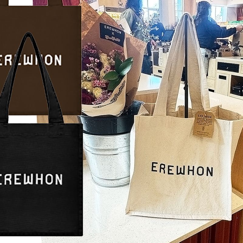 ☆LAセレブ大注目☆EREWHON コットン ショッピングバッグ (EREWHON