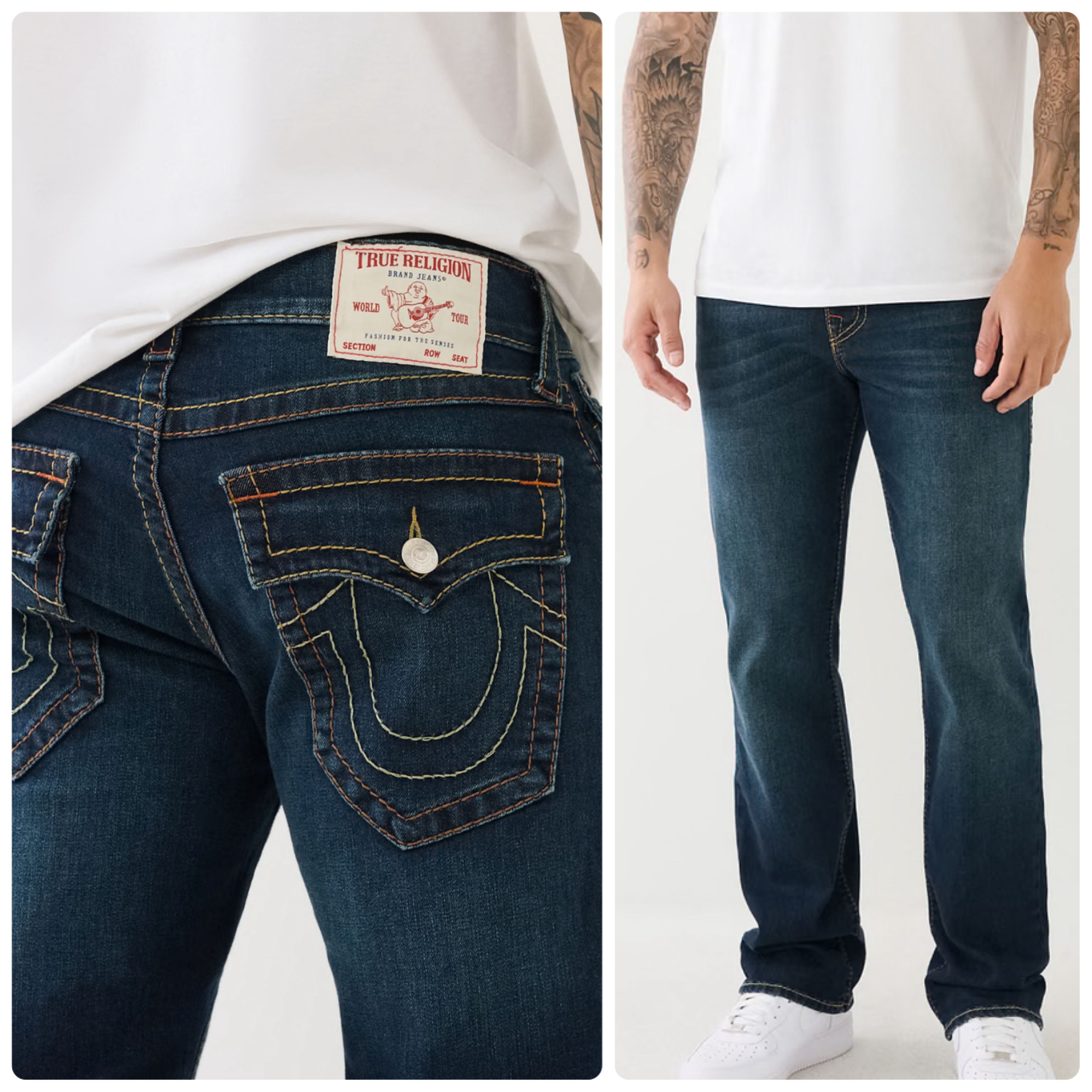 TRUE RELIGION RICKY BIG T ストレートジーンズ (TRUE RELIGION/デニム