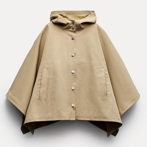 ZARA】ZW OVERSIZE CAPE - LIMITED EDITION (ZARA/ポンチョ・ケープ