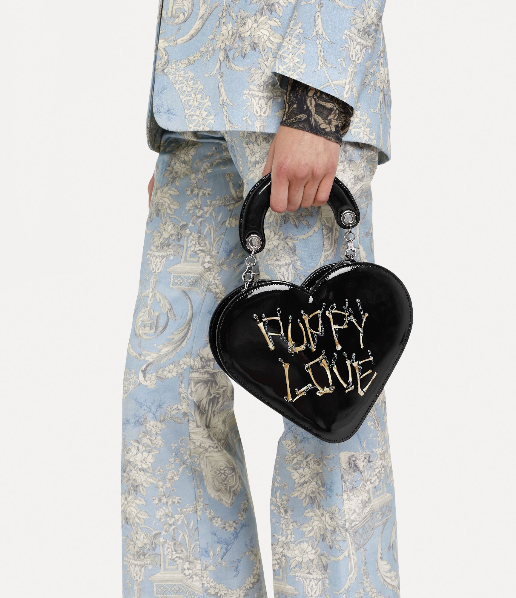 ◇Vivienne Westwood◇JOSEPHINE ハート クロコ本革 バッグ (Vivienne