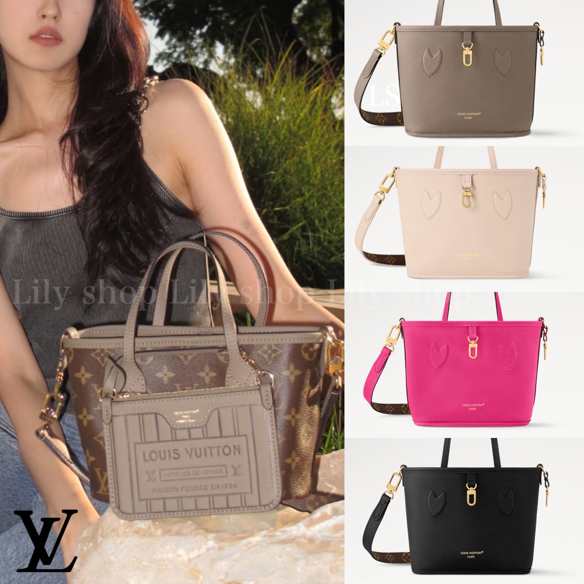 リバーシブル◎【ルイヴィトン】ネヴァーフル (Louis Vuitton/トート