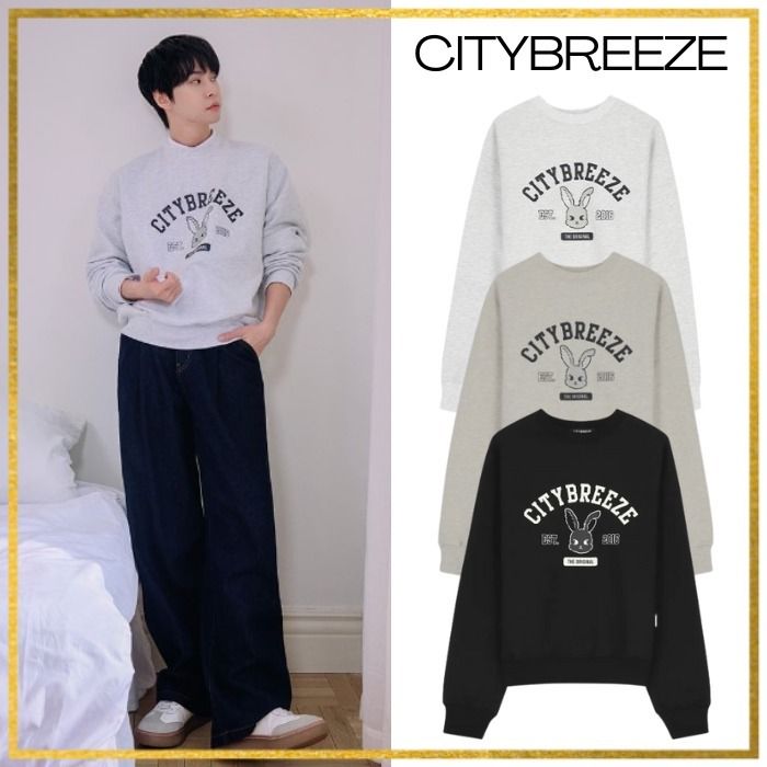 NCTドヨン】CITYBREEZE CITY SNAPPY SWEATSHIRT 追跡付 (citybreeze