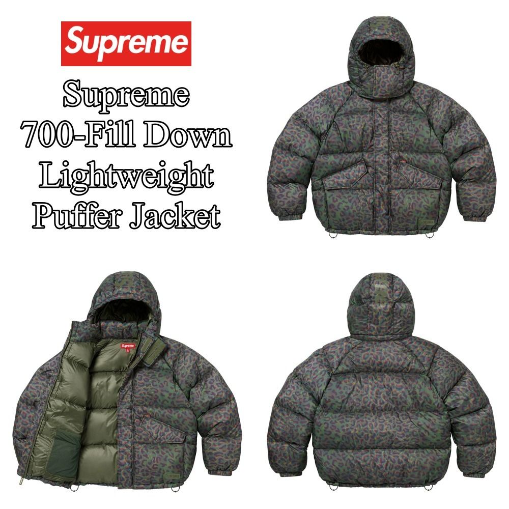 Supreme】700-Fill Down Lightweight Puffer Jacket☆Leopard (Supreme