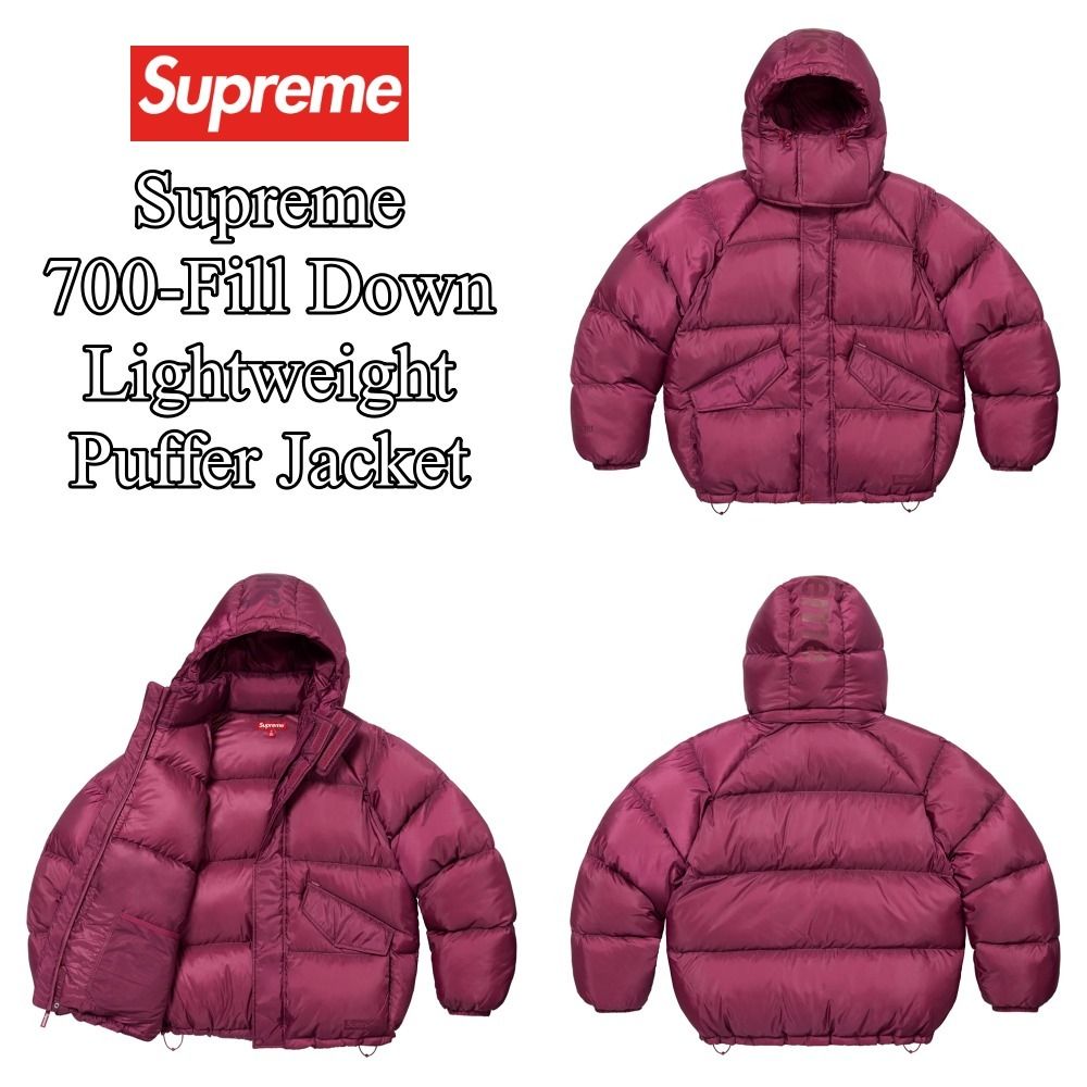 Supreme】700-Fill Down Lightweight Puffer Jacket☆Magenta (Supreme