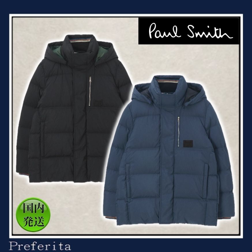 Paul Smith】シグネチャーストライプ ダウンブルゾン マット感 (Paul