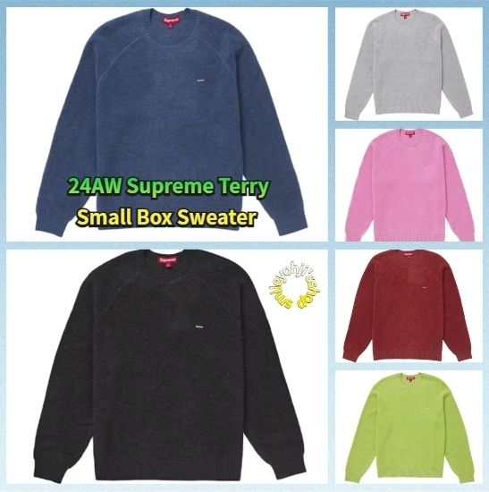 ☆24AW WEEK19☆Supreme Terry Small Box Sweater (Supreme/ニット