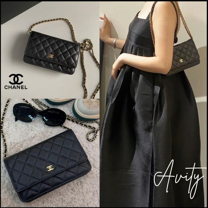 新品 CHANEL ノベルティ チェーンウォレット 財布 バッグ 携帯も入る