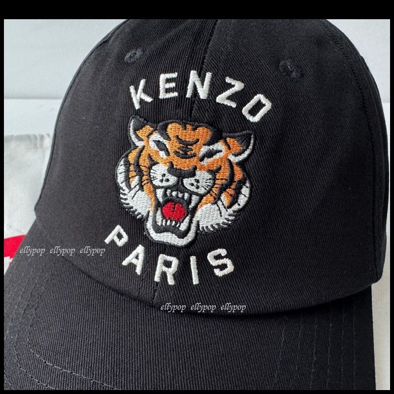 Kenzo Varsity Cotton Cap Black ケンゾー キャップ 帽子 (KENZO