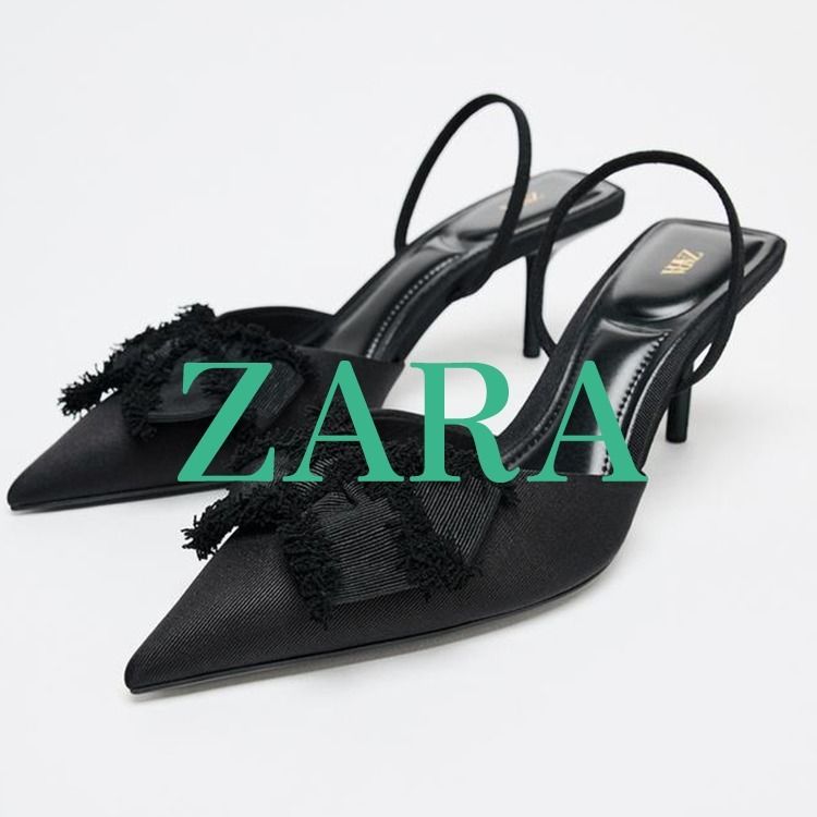 ZARA】リボン付きハイヒールスリングバック 2226/510/800 (ZARA