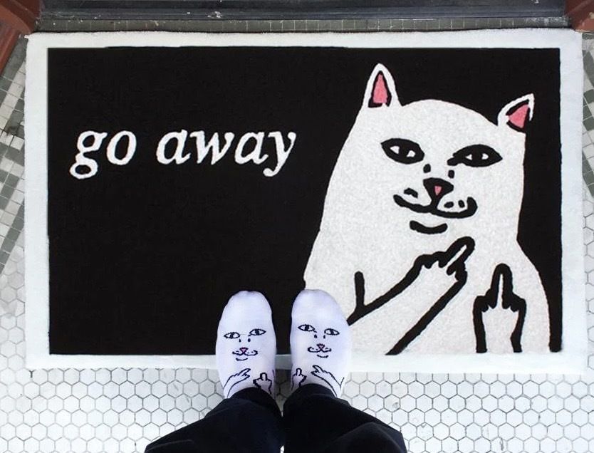 RIPNDIP】Go Awayラグ 玄関マット (RIPNDIP/マット) 117790171【BUYMA】