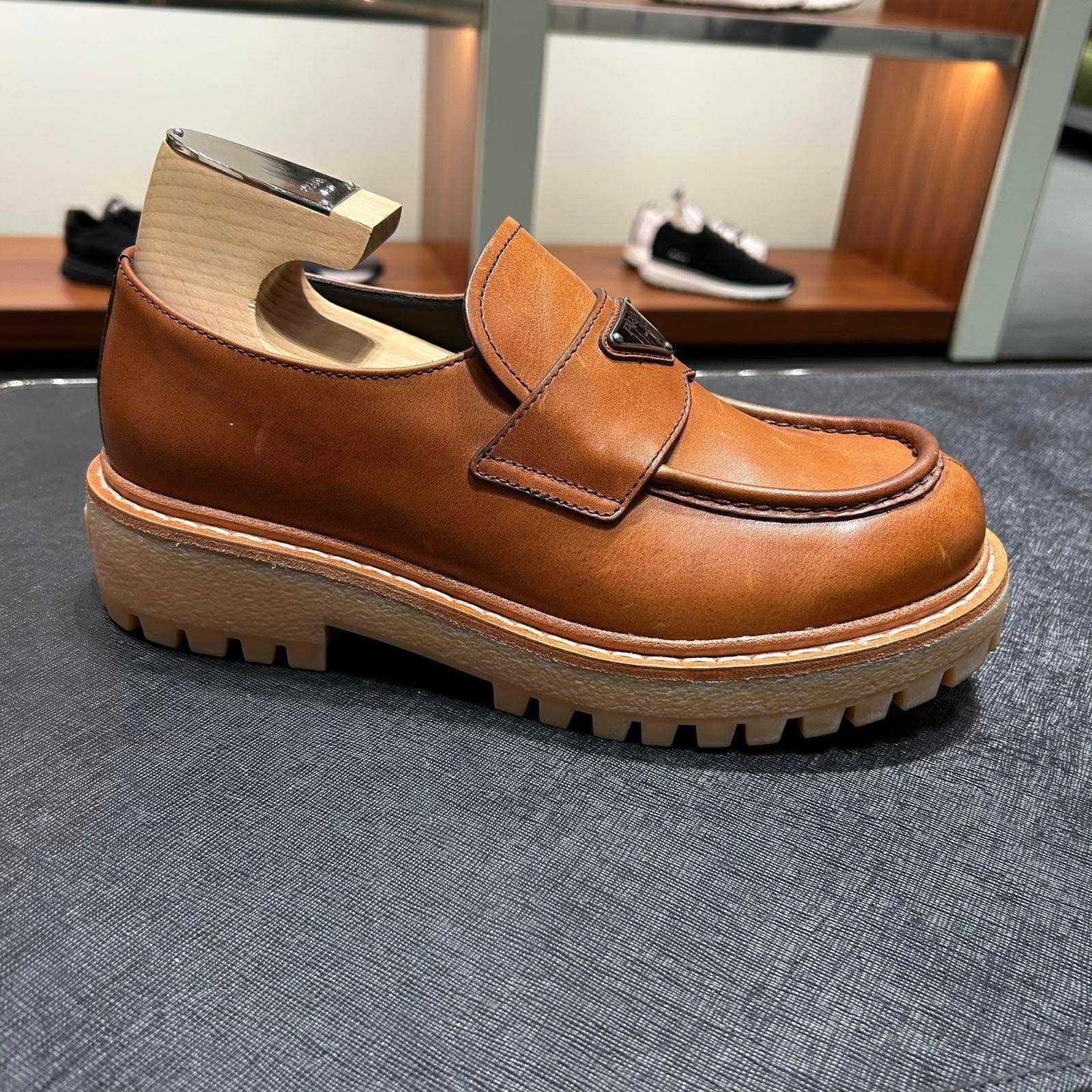 ☆ PRADA / プラダ ☆ レザー ローファー 2DE151 (PRADA/ドレス