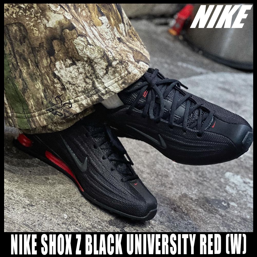 ◇正規品◇NIKE SHOX Z BLACK UNIVERSITY RED(W)◇関税込◇人気 (Nike