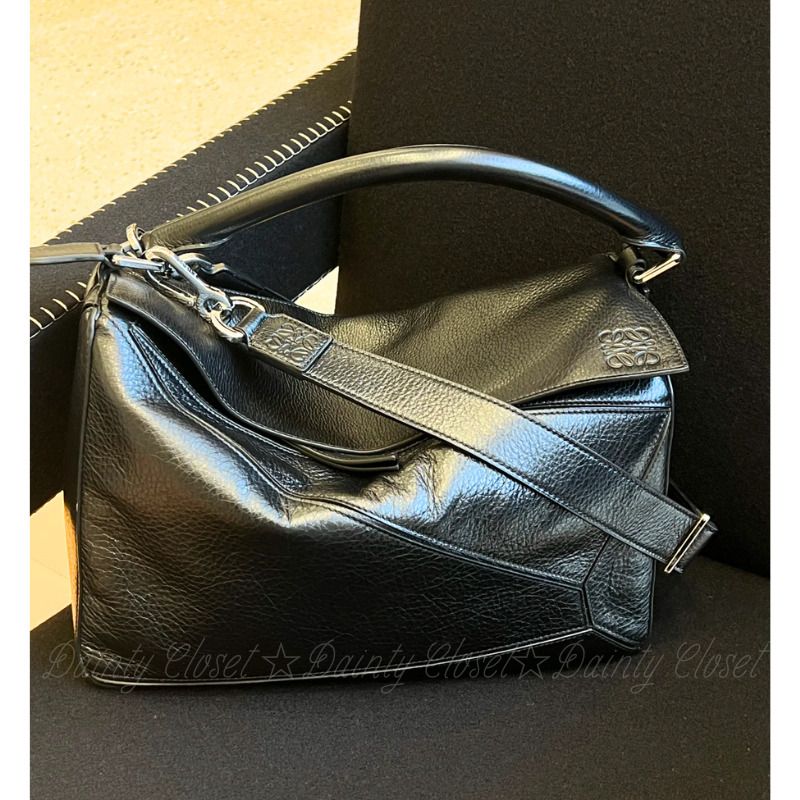 LEON掲載☆LOEWE ロエベ バッグ Puzzle ラージ ロゴ メンズ (LOEWE