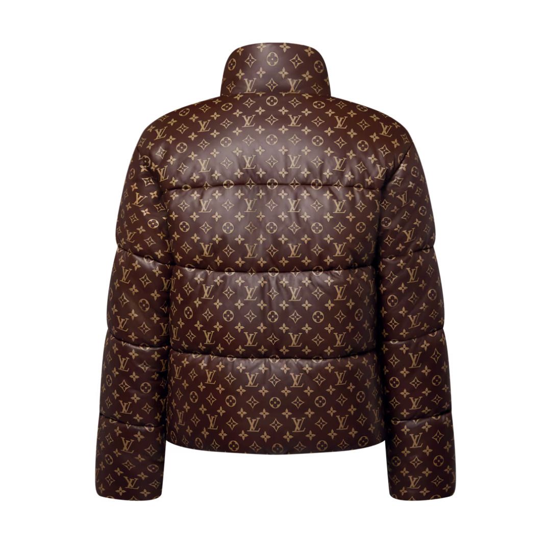 上質ラムスキン♪】ルイヴィトン モノグラム ダウンジャケット (Louis