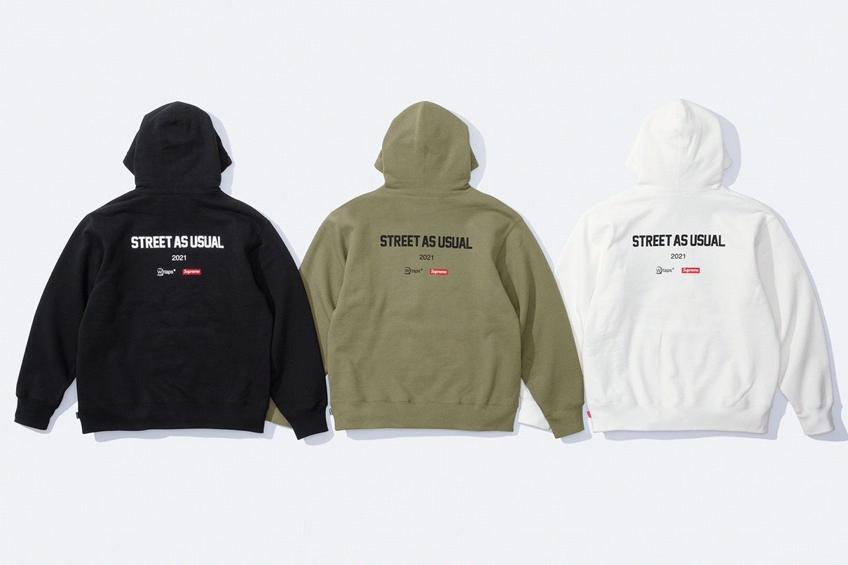 Supreme WTAPS Sic'em! Hooded Olive ダブルタップス フーディ