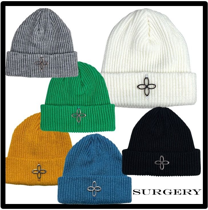 ☆送料・関税込☆SURGERY☆クローバー ロゴ ビーニー ハット
