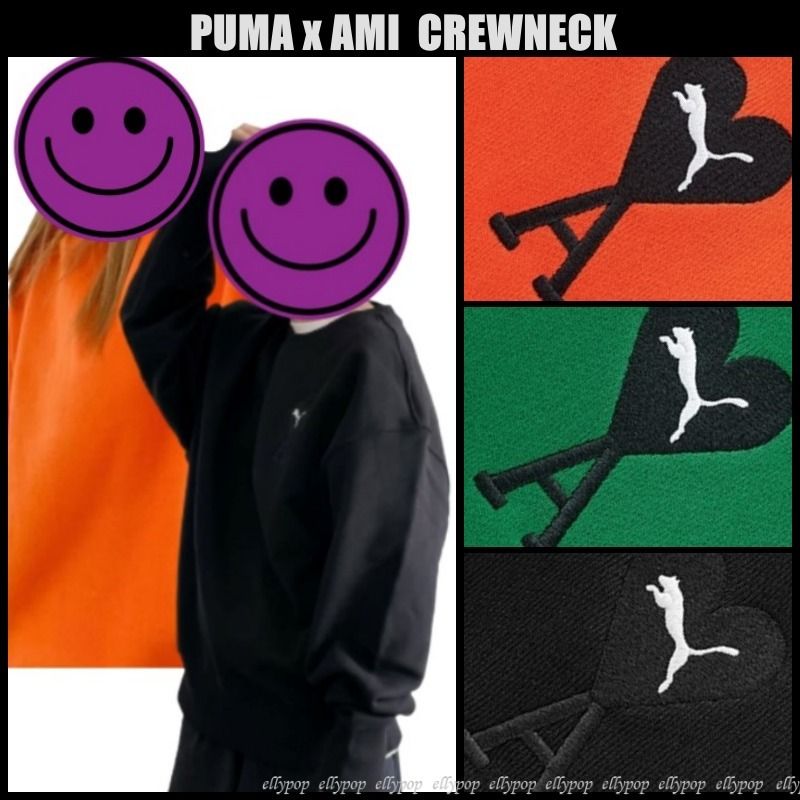 PUMA x AMI☆CREWNECK クルーネック スウェット プーマ コラボ (AMI