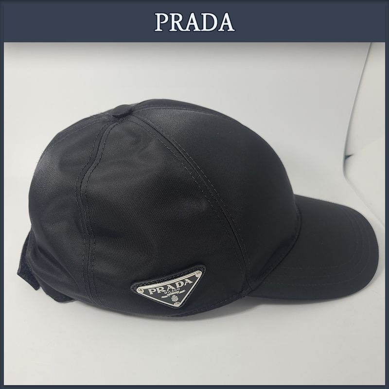 PRADA】RE-NYLON Triangle Logo Ball Cap☆2HC274 2DMI F0002 (PRADA