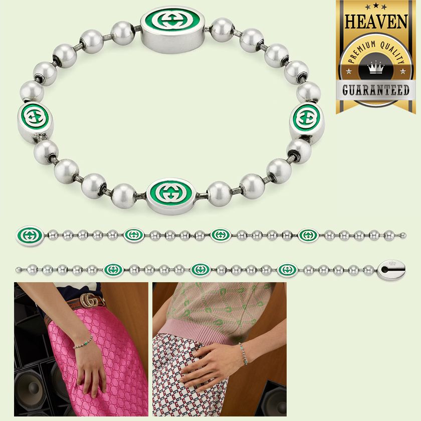 累積売上第1位【GUCCI☆グッチ】ボール チェーン ブレスレット (GUCCI