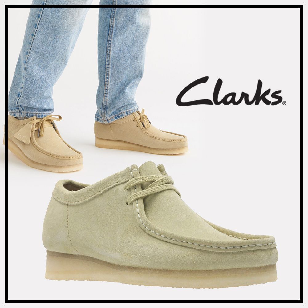 Clarks】クラークス ワラビー メープル スエード モカシン (Clarks