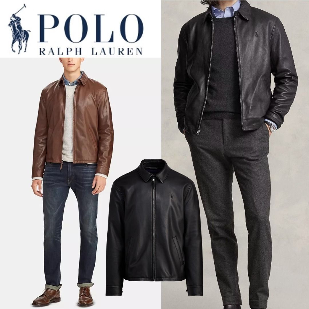 ヘリテージ☆【Polo Ralph Lauren】ラムスキンレザージャケット (POLO