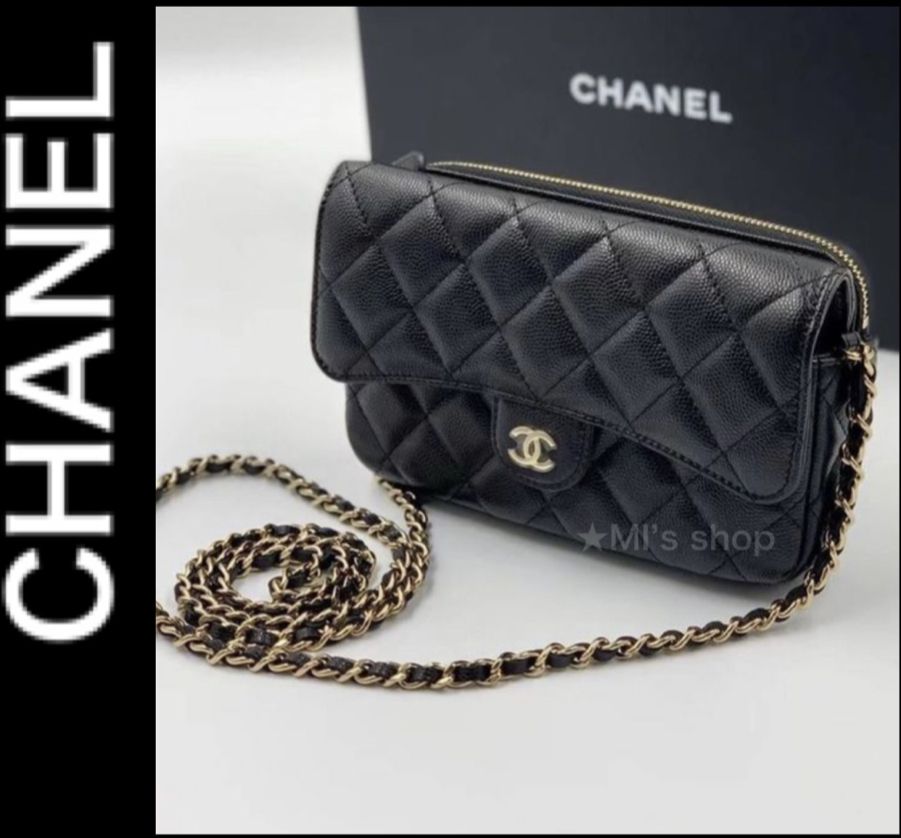 再入荷/便利なミニバック】CHANEL フラップ フォンケース (CHANEL