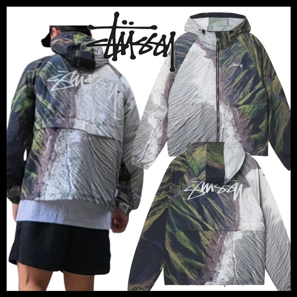 ☆関税込☆Stussy☆Stussy Coastline Beach Shell Jacket Multi