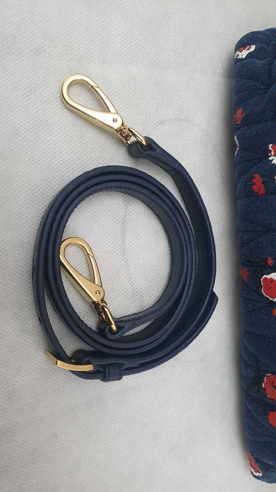 miumiu花柄デニムキルティング☆ハンドバッグ2WAY☆ブルー (MiuMiu